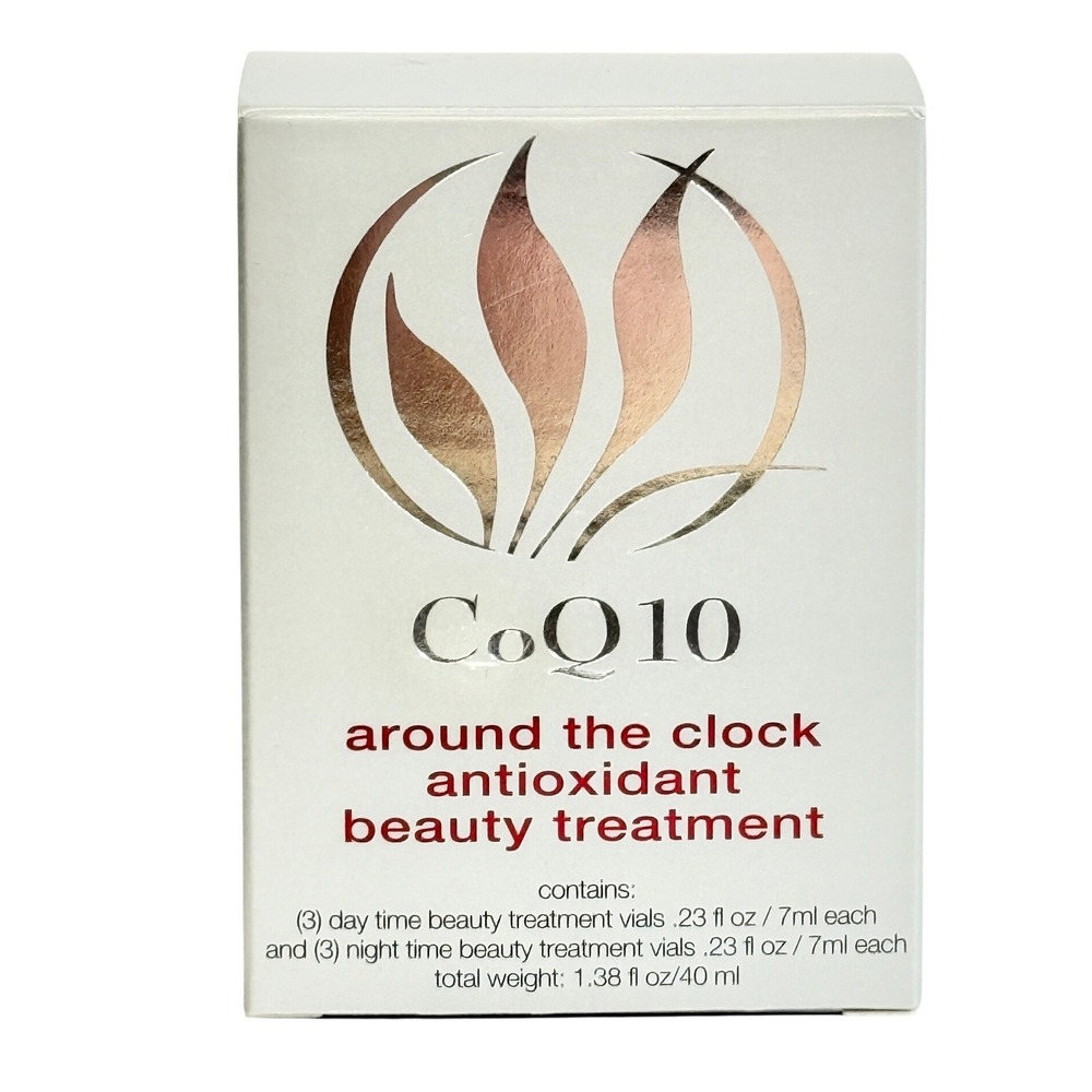 Serious Skin Care CoQ10 Around Clock Antioxidant Beauty Treatment 6 Vials NEW